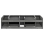 Fresca Lucera 60" Gray Wall Hung Single Vessel Sink Modern Bathroom Cabinet