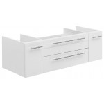 Fresca Lucera 48" White Wall Hung Undermount Sink Modern Bathroom Cabinet