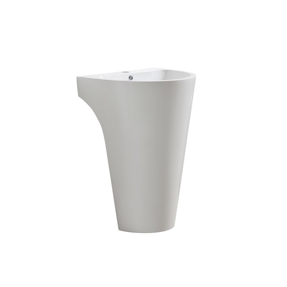 Fresca Parma 24" White Pedestal Sink