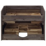 Fresca Formosa 46" Wall Hung Double Sink Modern Bathroom Cabinet
