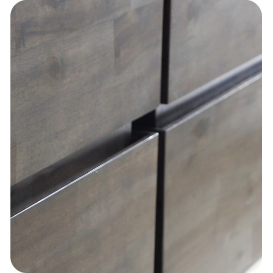 Fresca Formosa 46" Wall Hung Double Sink Modern Bathroom Cabinet