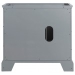 Fresca Windsor 36" Gray Textured Traditional Bathroom Cabinet
