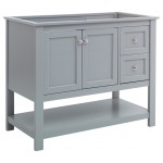 Fresca Manchester 42" Gray Traditional Bathroom Cabinet