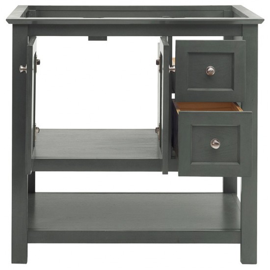 Fresca Manchester Regal 36" Gray Wood Veneer Traditional Bathroom Cabinet