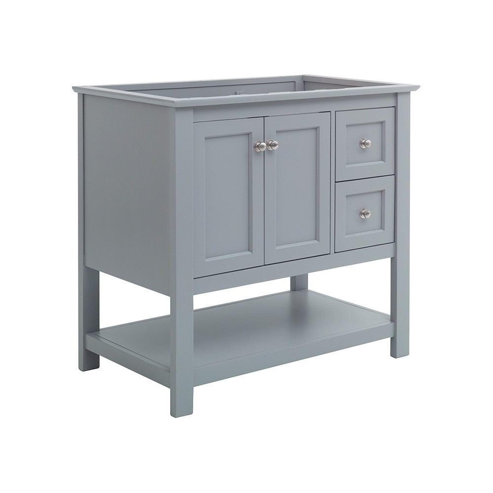 Fresca Manchester 36" Gray Traditional Bathroom Cabinet