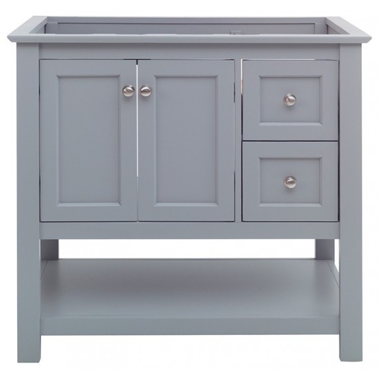 Fresca Manchester 36" Gray Traditional Bathroom Cabinet