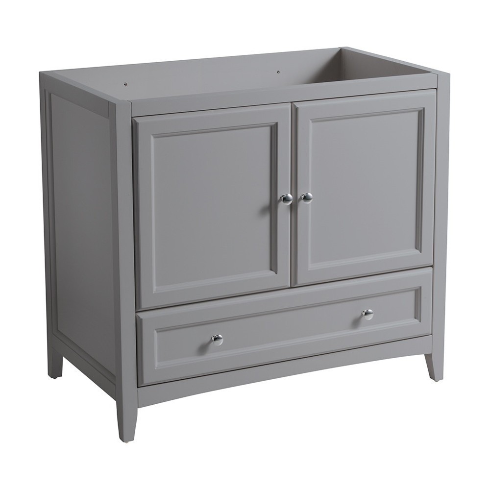 Fresca Oxford 36" Gray Traditional Bathroom Cabinet Fresca Oxford 36" Gray Traditional Bathroom Cabinet