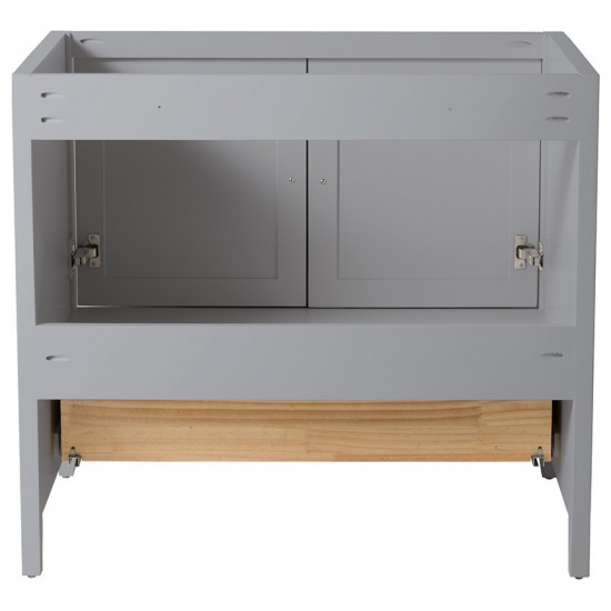 Fresca Oxford 36" Gray Traditional Bathroom Cabinet