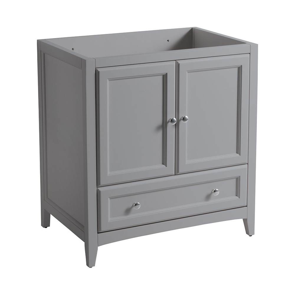 Fresca Oxford 30" Gray Traditional Bathroom Cabinet