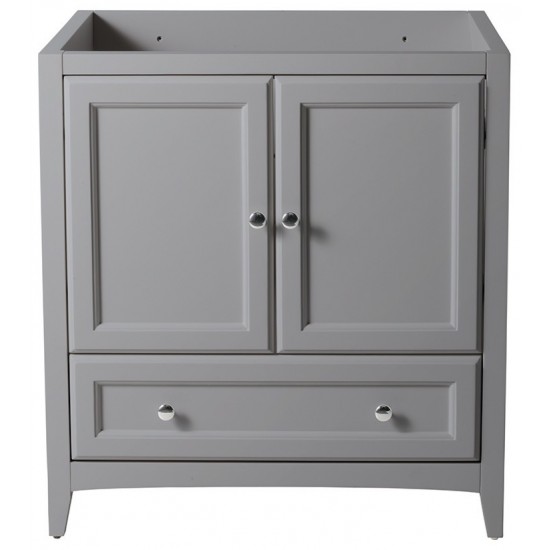 Fresca Oxford 30" Gray Traditional Bathroom Cabinet