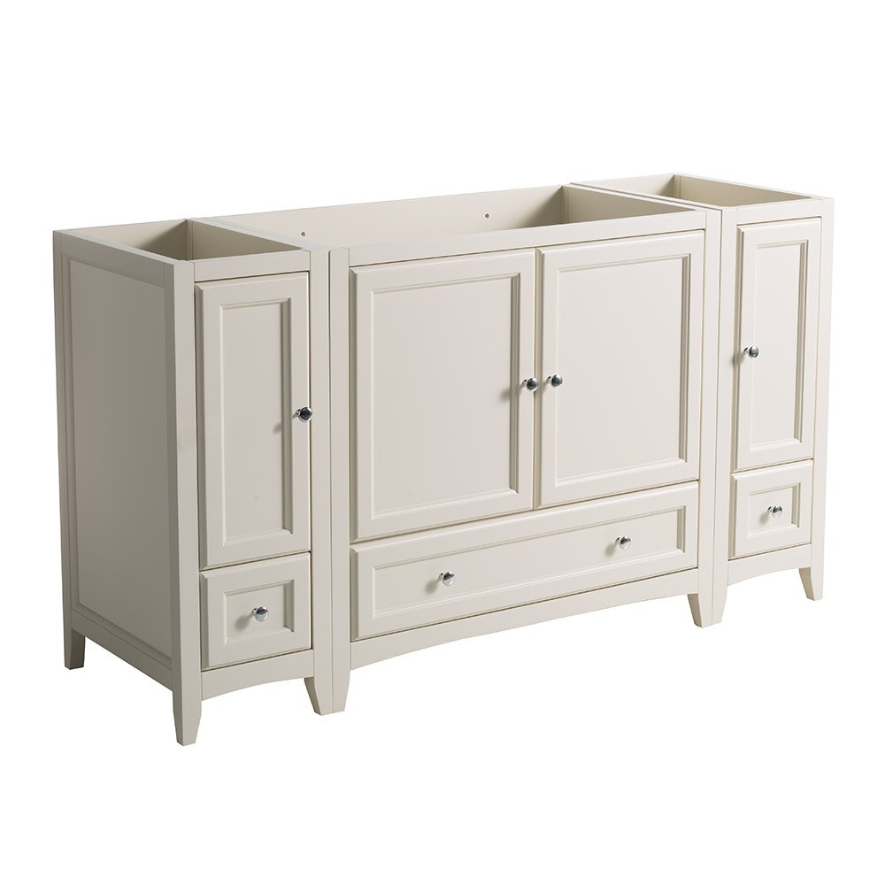 Fresca Oxford 60" Antique White Traditional Bathroom Cabinets