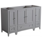 Fresca Oxford 54" Gray Traditional Bathroom Cabinets