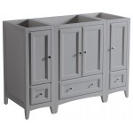 Fresca Oxford 48" Gray Traditional Bathroom Cabinets