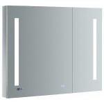 Tiempo 36" Wide x 30" Tall Bathroom Medicine Cabinet w/ LED Lighting & Defogger