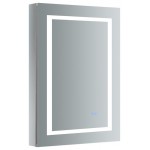 24x36 Bathroom Medicine Cabinet w/ LED Lighting & Defogger, FMC022436-L