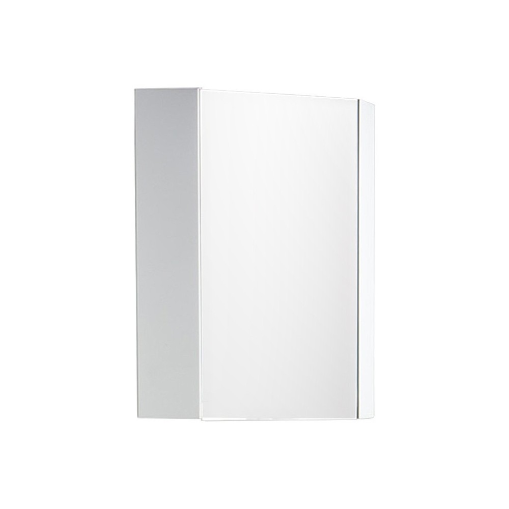 Fresca Coda 14" White Corner Medicine Cabinet w/ Mirror Door