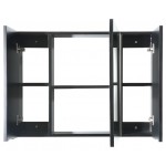 Fresca 32" Espresso Medicine Cabinet w/ 3 Doors