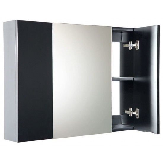 Fresca 32" Espresso Medicine Cabinet w/ 3 Doors