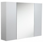 Fresca 32" White Medicine Cabinet w/ 3 Doors