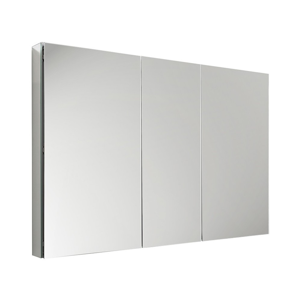 Fresca 50" Wide x 36" Tall Bathroom Medicine Cabinet w/ Mirrors