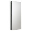 Fresca 15" Wide x 36" Tall Bathroom Medicine Cabinet w/ Mirrors
