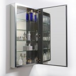 Fresca 20" Wide x 36" Tall Bathroom Medicine Cabinet w/ Mirrors