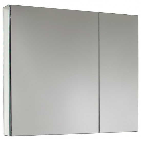 Fresca 30" Wide x 26" Tall Bathroom Medicine Cabinet w/ Mirrors