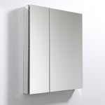 Fresca 30" Wide x 36" Tall Bathroom Medicine Cabinet w/ Mirrors