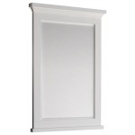 Fresca Windsor 27" Matte White Bathroom Mirror