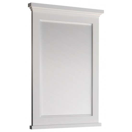 Fresca Windsor 27" Matte White Bathroom Mirror