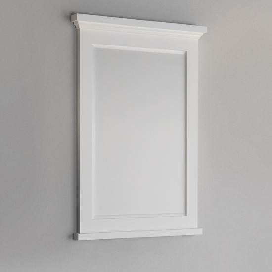 Fresca Windsor 27" Matte White Bathroom Mirror