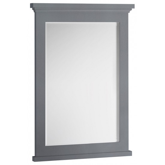 Fresca Windsor 27" Gray Textured Bathroom Mirror