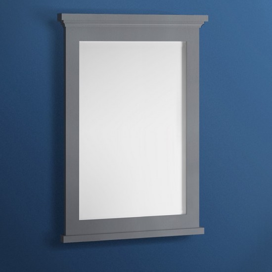 Fresca Windsor 27" Gray Textured Bathroom Mirror