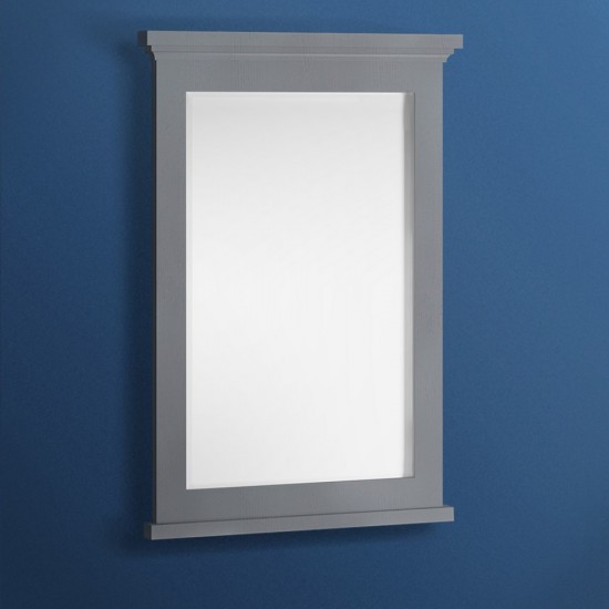 Fresca Windsor 24" Gray Textured Bathroom Mirror