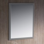 Fresca Oxford 26" Gray Mirror