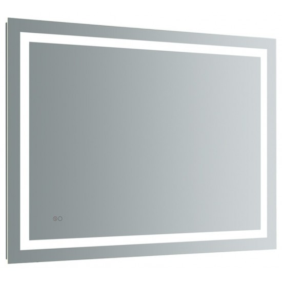 Fresca Santo 48" Wide x 36" Tall Bathroom Mirror w/ LED Lighting and Defogger