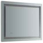 Fresca Santo 36" Wide x 30" Tall Bathroom Mirror w/ LED Lighting and Defogger