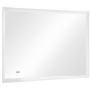 Angelo 48 Wide x 36 Tall Bathroom Mirror w/ Halo Style LED Lighting and Defogger