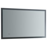 Angelo 48 Wide x 30 Tall Bathroom Mirror w/ Halo Style LED Lighting and Defogger