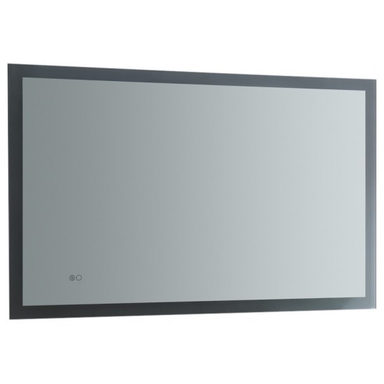 Angelo 48 Wide x 30 Tall Bathroom Mirror w/ Halo Style LED Lighting and Defogger