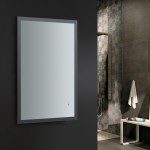 Angelo 48 Wide x 30 Tall Bathroom Mirror w/ Halo Style LED Lighting and Defogger