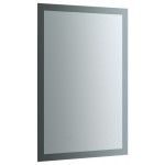 Angelo 24 Wide x 36 Tall Bathroom Mirror w/ Halo Style LED Lighting and Defogger