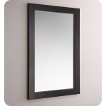 Fresca 24"X30" Reversible Mount Mirror in Espresso