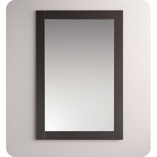 Fresca 24"X30" Reversible Mount Mirror in Espresso
