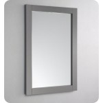 Fresca 24"X30" Reversible Mount Mirror in Gray