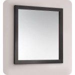 Fresca 36"X30" Reversible Mount Mirror in Espresso