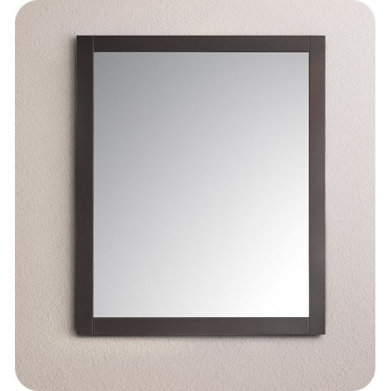 Fresca 36"X30" Reversible Mount Mirror in Espresso