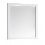 Fresca 36"X30" Reversible Mount Mirror in White