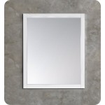 Fresca 36"X30" Reversible Mount Mirror in White