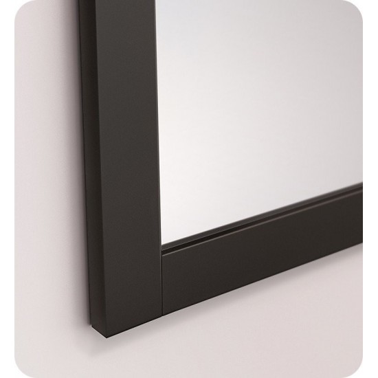 Fresca 48"X30" Reversible Mount Mirror in Espresso